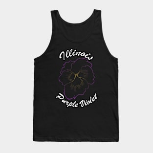 Illinois - Purple Violet Tank Top